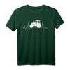Traktor Landwirtschaft Trecker Bauernhof Landwirt Herzschlag T-Shirt  Lustiges Geschenk für Landwirte, Bauern & Trecker-Fans zum Geburtstag & Weihnachten