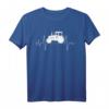 Traktor Landwirtschaft Trecker Bauernhof Landwirt Herzschlag T-Shirt  Lustiges Geschenk für Landwirte, Bauern & Trecker-Fans zum Geburtstag & Weihnachten
