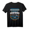Landmaschinen-Mechaniker T-Shirt mit Warnwerkzeug - Lustiges Geschenk für Landwirte, Mechaniker & Werkzeugliebhaber zu jedem Anlass