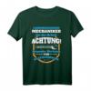 Landmaschinen-Mechaniker T-Shirt mit Warnwerkzeug - Lustiges Geschenk für Landwirte, Mechaniker & Werkzeugliebhaber zu jedem Anlass