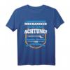 Landmaschinen-Mechaniker T-Shirt mit Warnwerkzeug - Lustiges Geschenk für Landwirte, Mechaniker & Werkzeugliebhaber zu jedem Anlass