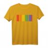 Regenbogen Flagge Queer Gay Pride CSD Barcode LGBTQ T-Shirt - Unterstützung für die LGBTQ Community & Pride Events