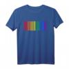 Regenbogen Flagge Queer Gay Pride CSD Barcode LGBTQ T-Shirt - Unterstützung für die LGBTQ Community & Pride Events