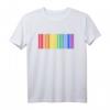 Regenbogen Flagge Queer Gay Pride CSD Barcode LGBTQ T-Shirt - Unterstützung für die LGBTQ Community & Pride Events