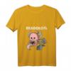 Damen Readolotl Axolotl liest Buch T-Shirt mit V-Ausschnitt  Niedliches Geschenk für Literatur- und Reptilienfans
