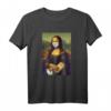 Mona Lisa mit Mundschutz, Nudeln & Klopapier - Lustiges Pandemie T-Shirt für Hamsterkäufer & Kunstliebhaber