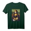 Mona Lisa mit Mundschutz, Nudeln & Klopapier - Lustiges Pandemie T-Shirt für Hamsterkäufer & Kunstliebhaber
