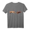 Schwarz Weiß Hautfarbe Kunst Erschaffung Adam Finger T-Shirt  Für Gerechtigkeit, Liebe & Gesellschaftsproteste