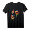 Abstraktes buntes Frauen-Kunst-Gesicht T-Shirt - Modernes Pop-Art Design für Kunst- und Modebegeisterte