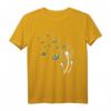 Löwenzahn und Schmetterlinge Damen T-Shirt  Niedliches Blumenmotiv für Naturliebhaberinnen, ideal als Geschenk zu Ostern, Geburtstag oder Weihnachten