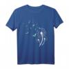 Löwenzahn und Schmetterlinge Damen T-Shirt  Niedliches Blumenmotiv für Naturliebhaberinnen, ideal als Geschenk zu Ostern, Geburtstag oder Weihnachten