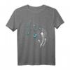Löwenzahn und Schmetterlinge Damen T-Shirt  Niedliches Blumenmotiv für Naturliebhaberinnen, ideal als Geschenk zu Ostern, Geburtstag oder Weihnachten