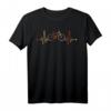 Bike Geschenk Rad Fahrradfahrer EKG Herzschlag Fahrrad T-Shirt  Perfektes Geschenk für Radfahrer, Mountainbiker, BMX und Rennrad-Enthusiasten