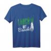 Lauch Mit Bauch Sport Training T-Shirt  Humorvolles Fitness-Shirt für Sportmuffel und Bodybuilder