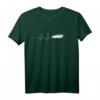 Boot Herzschlag Motorboot EKG Linie Geschenk T-Shirt  Perfekt für Bootsbesitzer, Kapitäne & Bootsführerschein-Absolventen