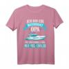 Lustiges Motorboot Opa T-Shirt - Cooler Bootsfahrer Geschenk für Großväter, die das Bootfahren lieben