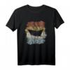 Faltboot Kapitän Retro Nordsee Ostsee Papier-Schiff T-Shirt  Witziges Geschenk für Seeleute, Segler & Modellbau-Fans