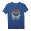 Faltboot Kapitän Retro Nordsee Ostsee Papier-Schiff T-Shirt  Witziges Geschenk für Seeleute, Segler & Modellbau-Fans