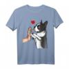 Boston Terrier Hunde Liebe Frauchen T-Shirt  Süßes Hundemotiv für Hundeliebhaber, perfekt als Geschenk für Familie und Freunde