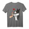 Boston Terrier Hunde Liebe Frauchen T-Shirt  Süßes Hundemotiv für Hundeliebhaber, perfekt als Geschenk für Familie und Freunde