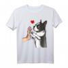 Boston Terrier Hunde Liebe Frauchen T-Shirt  Süßes Hundemotiv für Hundeliebhaber, perfekt als Geschenk für Familie und Freunde