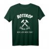 Bottrop Glück Auf, Meine liebe meine Heimat T-Shirt  Nostalgisches Bergbau Design für Ruhrgebiet, Kumpel & Bergleute