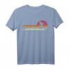 Bowling Sonnenuntergang Sunset Bowlingkugel Bowler T-Shirt  Lustiges Retro Style Geschenk für Bowlingfans, Turniere & Vatertag