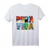 Costa Rica pura vida T-Shirt mit Strand, Jaguar, Delfinen, Tukan und buntem Papagei  Perfekt für Reisetage und Tierliebhaber