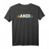 Andi Andreas Name & Spruch T-Shirt  Personalisiertes Geschenk für Männer zum Geburtstag & Namenstag
