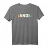 Andi Andreas Name & Spruch T-Shirt  Personalisiertes Geschenk für Männer zum Geburtstag & Namenstag