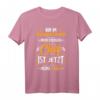 Bin Im Ruhestand Mein Einziger Chef Ist Jetzt Meine Frau T-Shirt - Lustiges Geschenk für Rentner & Ruheständler zur Feier