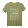 Lustiges Christian T-Shirt mit Spruch  Originelles Geschenk zum Geburtstag oder Namenstag für Männer mit Humor