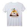 Das 42 T-Shirt - Lustiges Science-Fiction Design für Fans von Hitchhikers, Wissenschaft und Zahlen
