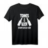 Lustiges Tennis und Bier T-Shirt  Perfekt für Tenniscamp, Turnier, Trainer & Bierliebhaber, ideales Geschenk für Vatertag & Muttertag