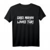 Fallschirmjäger - Drei Mann Linke Tür T-Shirt mit Spruch für Soldaten, Bundeswehr & Luftlande - Perfekt als Geschenk für Dienstjubiläum & Beförderung