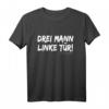 Fallschirmjäger - Drei Mann Linke Tür T-Shirt mit Spruch für Soldaten, Bundeswehr & Luftlande - Perfekt als Geschenk für Dienstjubiläum & Beförderung