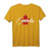 Kanada T-Shirt mit rotem Ahornblatt und Vintage Schriftzug  Fanartikel, Souvenir & Geschenk für Kanadier und Kanada-Liebhaber