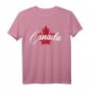 Kanada T-Shirt mit rotem Ahornblatt und Vintage Schriftzug  Fanartikel, Souvenir & Geschenk für Kanadier und Kanada-Liebhaber