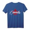 Kanada T-Shirt mit rotem Ahornblatt und Vintage Schriftzug  Fanartikel, Souvenir & Geschenk für Kanadier und Kanada-Liebhaber