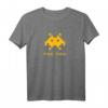 Alien Invaders Pew Pew Space 8-bit Retro Video Game T-Shirt  Nostalgisches Gaming Geschenk für Fans der 80er und 90er Arcade Spiele