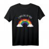 Ich hasse alle euch alle Regenbogen T-Shirt  Lustiges Sarkasmus Shirt für Sozialphobiker und Alleingänger