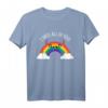 Ich hasse alle euch alle Regenbogen T-Shirt  Lustiges Sarkasmus Shirt für Sozialphobiker und Alleingänger