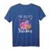 Mir Reicht's Ich geh Stricken T-Shirt - Lustiges Design für Strickliebhaber, bequem und klassisch geschnitten