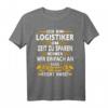 Logistiker T-Shirt mit lustigem Spruch & Grafik  Perfektes Geschenk für Lageristen und Logistiker, Humorvoller Berufsspruch