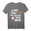 Lustiges Ho Ho Hol mir mal ein Bier Weihnachts Ugly T-Shirt  Perfekt für Bierliebhaber, Weihnachtsmärkte & Weihnachtsfeiern