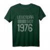 1976 T-Shirt für Frauen und Männer - Legendär seit 1976 Geburtstag, Retro Motiv für Jubiläum und Geburtstagsfeier