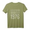 1976 T-Shirt für Frauen und Männer - Legendär seit 1976 Geburtstag, Retro Motiv für Jubiläum und Geburtstagsfeier