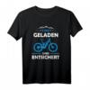 E-MTB Geladen Und Entsichert T-Shirt  Lustiges Fahrrad Design für E-Biker, Pedelec Fahrer und Radfahrer, Perfektes Geschenk für Geburtstage & Weihnachten