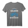 E-MTB Geladen Und Entsichert T-Shirt  Lustiges Fahrrad Design für E-Biker, Pedelec Fahrer und Radfahrer, Perfektes Geschenk für Geburtstage & Weihnachten