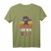 Kinder Ninja 6. Geburtstag - Achtung Ich bin Sechs T-Shirt für Kinder, perfekt für die Geburtstagsfeier von Ninja-Fans